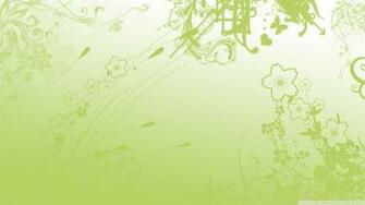 Green Flowers Wallpaper