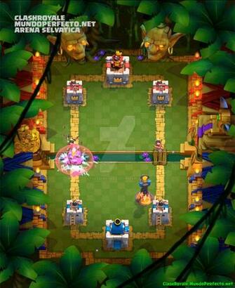 Arena Selvatica Clash Royale By Clashroyalex
