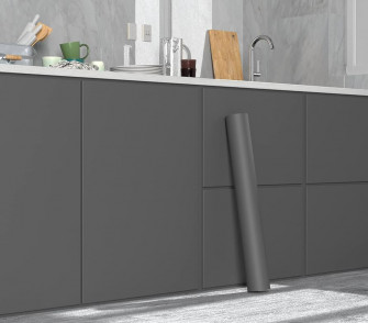 Homease Smooth Dark Grey Wallpaper X Solid Color Skin