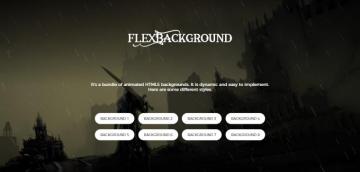 Flexbackgroud Html5 Animated Background By Tahmidurrafid