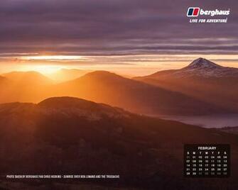 February Desktop Wallpaper Calendar