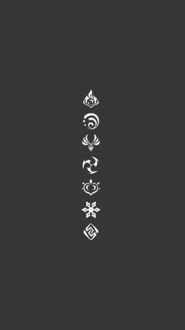 A Minimalist Android Wallpaper R Genshin