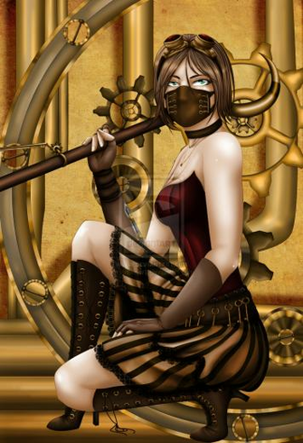 Pin Steampunk Girl Outfit Claws Wallpaper Fantasy