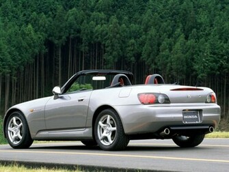 Honda S2000 Grey Wallpaper Stock Photos