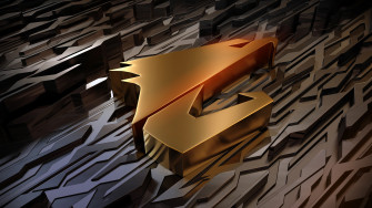 Aorus Gold Logo Wallpaper iPhone Phone 4k 1640e