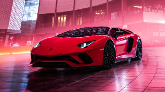 Lamborghini Aventador S Roadster 4k 5k Wallpaper HD Car