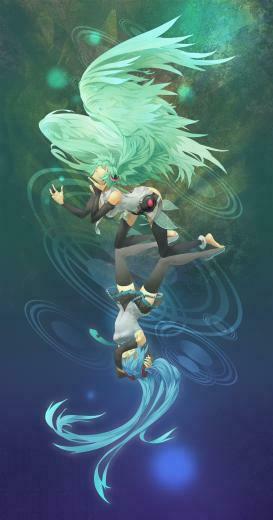 Vocaloid Hatsune Miku Vertical Append Anime Girls