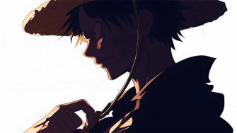 One Piece Manga Style Luffy Black And White Wallpaper Pc 4k
