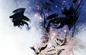 Wallpaper Texture Girl Tiger Galaxy Abstraction