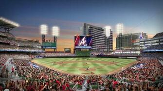 Renderings Of Suntrust Park The Future Stadium Atlanta Braves