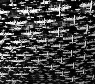 And White Digital Camouflage Black Background