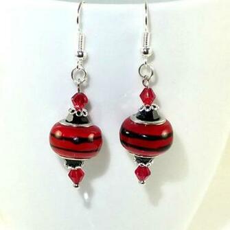 European Bead Silver Dangle Drop Earrings From Beki S Beads
