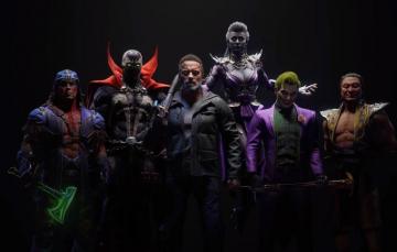 Wallpaper The Game Fighter Mortal Kombat Joker Terminator