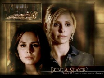 Buffy Faith The Vampire Slayer Wallpaper
