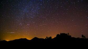 Milky Way Constellation On The Night Sky