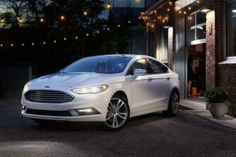 Ford Fusion White Color In Night HD Image And Wallpaper