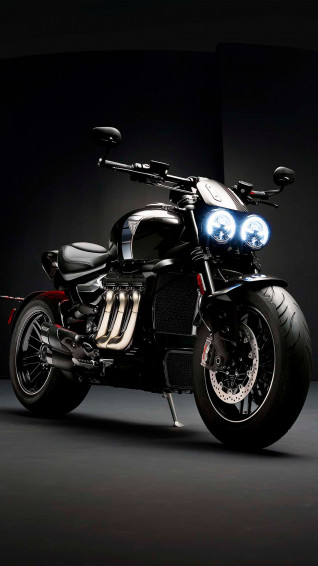 Triumph Rocket Tfc Black 4k Ultra HD Mobile Wallpaper