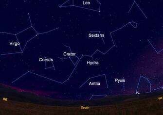 Night Sky With Constellations