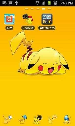 Bigger Pikachu Pokemon Theme For Android Screenshot