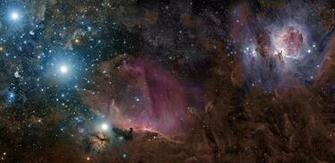 Orion Constellation Nebula M42 Gas Dust And Stars Wallpaper