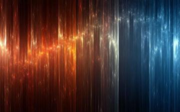 Light Blue And Orange Wallpaper 4k HD
