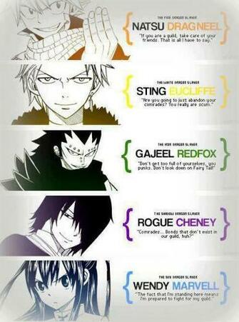 Fairy Tail Dragon Slayers Clubs