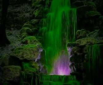 Samsung I9003 Galaxy Wallpaper For Green Rain Drops