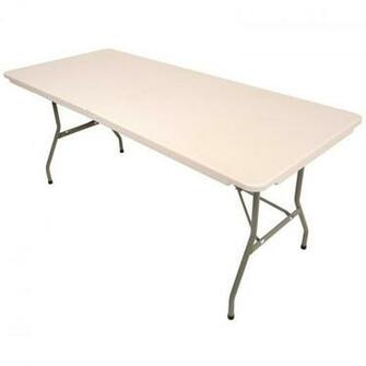 Wallpaper Pasting Indoor Outdoor Off White Plastic Table New Pre