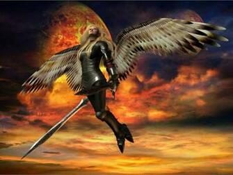 Angel Warrior Computer Wallpaper Desktop Background