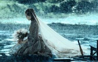 Wallpaper Girl Rain Bouquet Keira Knightley Veil Nesta Dead