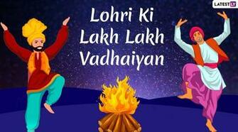 Happy Lohri HD Image And Wallpaper In Punjabi Whatsapp
