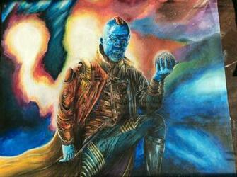Yondu Udonta Acrylic Painting By Sandy Reaper
