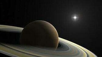 Planet Saturn The Rings Star Stars Wallpaper Background