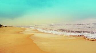 HD Sea Water And Beach Desktop Wallpaper Background