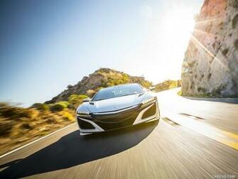 Acura Nsx White Front HD Wallpaper