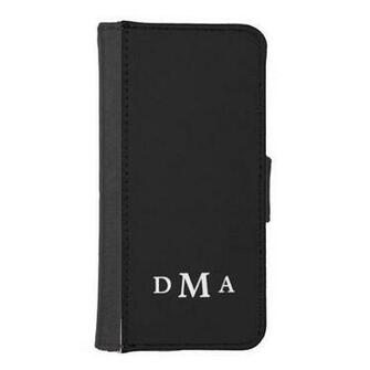 Make Your Own Background Color Monogram iPhone Wallet