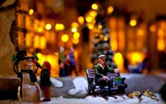 Wallpaper New Year Holiday Scenery