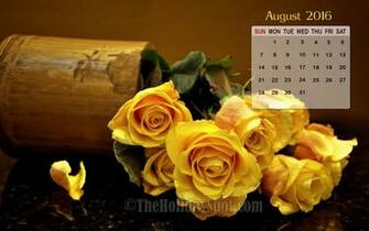Calendar Wallpaper August