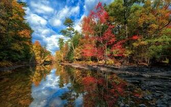 Reflection In The Water Beautiful Scenery Wallpaper