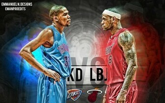 Kevin Durant Vs Lebron James Wallpaper By Emanproedits