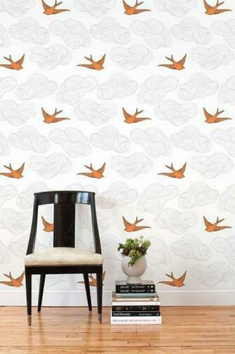 Via Oh Joy Hygge West I Want This Wallpaper In My Powder Room Not