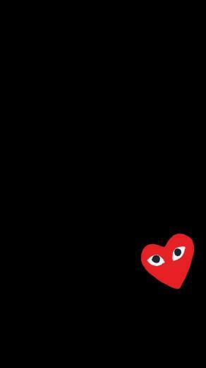 Cdg Wallpaper True Black Hypebeast Designer Art