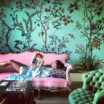 Spring Indicates Chinoiserie Inspired By Degournay Interior