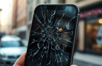Realistic Cracked Screen Wallpaper