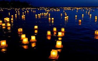 Wallpaper Festival Of Lights Floating Lanterns Is A Great