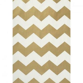 Chinoiserie Chic Sunday Inspiration Gold Chevron