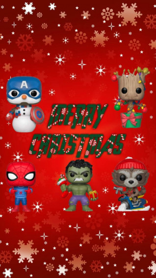Marvel Christmas Pop Wallpaper By Edgestudent21