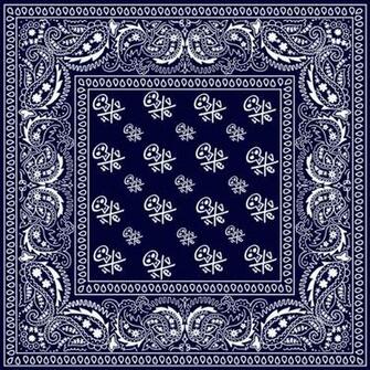 Sky Blue Bandana Head Neck