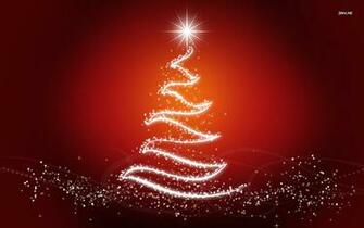 Sparkling Christmas Tree Wallpaper