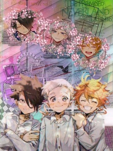 Ray Emma Norman Neverland Art Anime Wallpaper